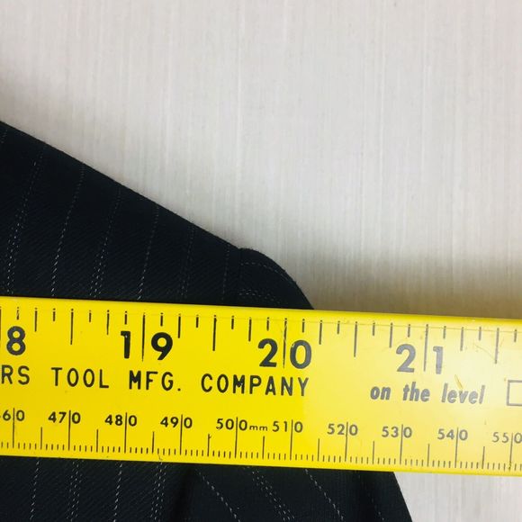 ERMENEGILDO ZEGNA TROFEO Men Black Sport Coat Blazer Gold Wool Size L (54R) - Picture 8 of 12